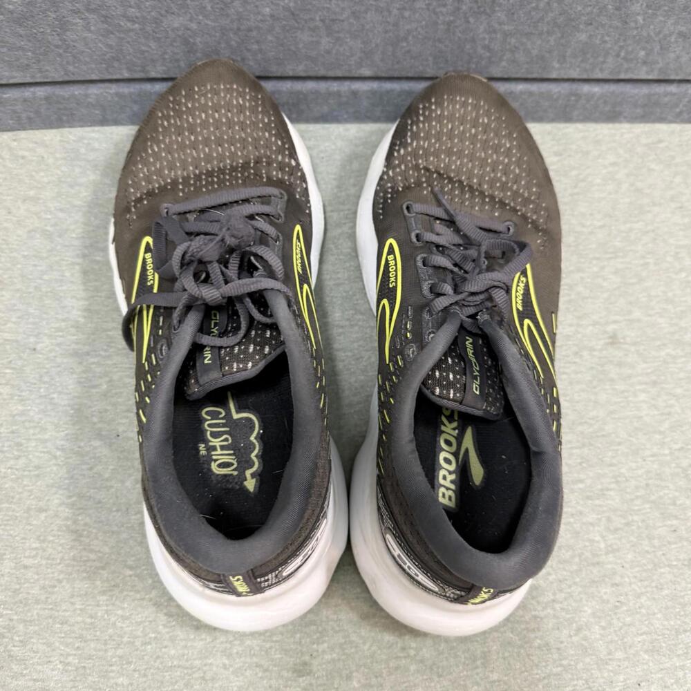 Brooks Womens Glycerin GTS 20 Gray Green Running Shoes Sneakers Size 10 (B) - Picture 5 of 12